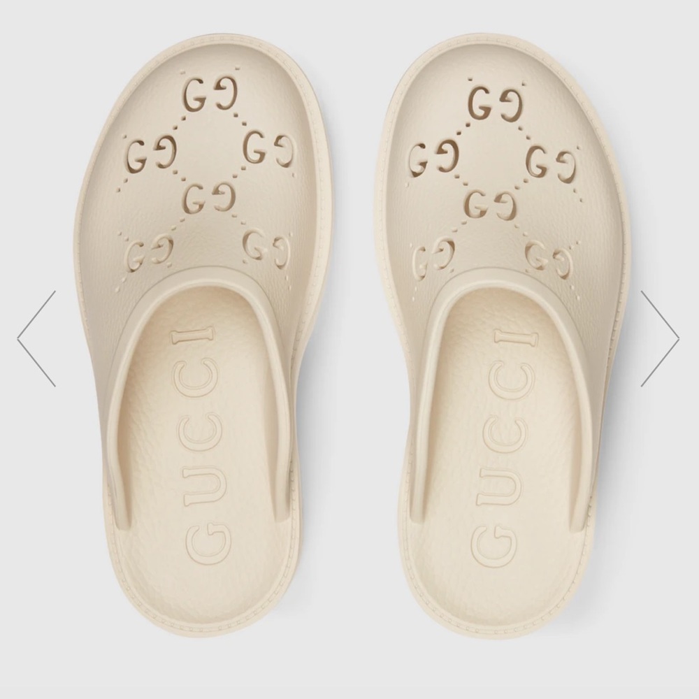 Gucci Women’s Platform Perforated G Sandal